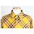 Burberry Camicia a quadri in cotone gialla - vista 5