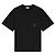 Céline Schwarz kurzärmliges T-Shirt aus Baumwolle
