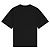 Céline Schwarz kurzärmliges T-Shirt aus Baumwolle - Ansicht 3