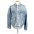 Balenciaga Multi-Logo Denimjacke