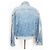 Balenciaga Multi-Logo Denimjacke - Ansicht 4