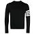 Thom Browne Four Bar Stripe Rundhals-Wollstrickpullover - Ansicht 7