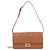 Portafoglio Tube On Chain Fendi Marrone Agnello
