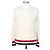 Thom Browne Pullover de malha com decote canoa às riscas RWB