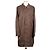 Cappotto Burberry Monogram Stripe Marrone