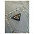 Prada Giacca sovracamicia in denim Triangle Blu da uomo - vista 4