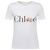 Chloé Baumwoll-Jersey Baby Fit Logo T-Shirt Weiß
