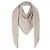 Fendi FF Schal Dove Grey Seide Wolle Kaschmir