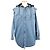 Balenciaga Denim-Hemd mit Doppelschicht