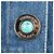 Giacca in denim Burberry blu - vista 3