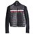 Moncler Leichte gesteppte Strickjacke mit Logo für Kinder