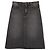 Balenciaga Falda de denim negra Logo