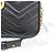 Gucci Borsa a tracolla Small Matelassé Marmont Nera - vista 3