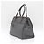Prada Borsa Tote e Borsa a Spalla Paradigma in Pelle Saffiano Grigio - vista 3