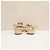 Chanel Sandali a infrascarpa Camellia Beige - vista 11