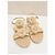 Chanel Sandali a infrascarpa Camellia Beige - vista 8