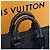Louis Vuitton Keepall 25 TUILLEON Nero - vista 4