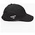 Prada Baseball-Kappe aus Nylon mit Dreiecks-Logo Schwarz - Ansicht 2