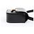 Céline Mini Claude in vitello lucido nero - vista 6