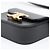 Céline Mini Claude in vitello lucido nero - vista 9