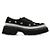 Sneakers Alexander McQueen Nere Bianche Cotone - vista 4
