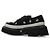 Sneakers Alexander McQueen Nere Bianche Cotone - vista 6