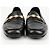 Chanel Mocassini Penny Coin da Donna Nero - vista 5