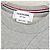 Thom Browne Graues Sweatshirt aus Baumwolle mit diagonalem Armband - Ansicht 5