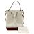 Gucci Picca borsa secchiello in pelle Ophidia White