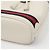 Gucci Picca borsa secchiello in pelle Ophidia White - vista 10
