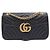 Gucci Borsa a spalla GG Marmont Matelassé con catena Small