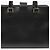 Autre Marque Borsa a Tracolla Cabas Small Leather Tote Black Gold - vista 5