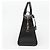 Autre Marque Borsa a Tracolla Cabas Small Leather Tote Black Gold - vista 6