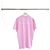 Balenciaga Upside Down T-Shirt mit besticktem Logo Rosa XS