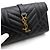 Autre Marque Borsa a tracolla a busta matelassé Monogram con catena dorata - vista 8