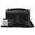 Autre Marque Borsa a tracolla Sunset Medium in pelle liscia con catena Black Silver