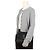Autre Marque Borsa a tracolla Sunset Medium in pelle liscia con catena Black Silver - vista 17
