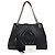 Gucci Borsa a tracolla GG Soho con nappe e catena Nero