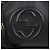 Gucci Borsa a tracolla GG Soho con nappe e catena Nero - vista 3