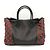 Borsa a mano Louis Vuitton rossa e marrone
