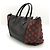 Borsa a mano Louis Vuitton rossa e marrone - vista 2