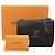 Louis Vuitton Borsa a tracolla Chain PM in pelle grana Noir
