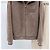 Louis Vuitton Fleecejacke mit Lederbesatz Braun - Ansicht 3