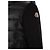 Moncler Cardigã com capuz e fecho em lã acolchoada Preto - vista 4