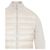 Moncler Gesteppter Wollcardigan mit Reißverschluss White - Ansicht 10