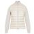 Moncler Gesteppter Wollcardigan mit Reißverschluss White - Ansicht 7