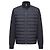 Moncler Cardigã com zíper acolchoado em lã e cashmere Navy - vista 3