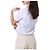 Moncler T-Shirt für Damen mit rosa Gummi-Logo-Patch - Ansicht 19
