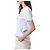 Moncler T-Shirt für Damen mit rosa Gummi-Logo-Patch - Ansicht 8