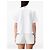 Thom Browne Overdyed Jersey Polo Kurzarm T-Shirt Weiß - Ansicht 3